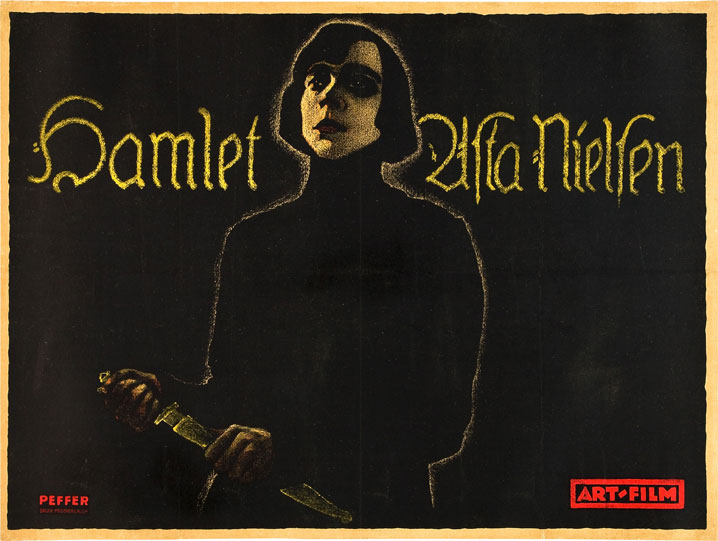 Asta Nielsen's silent film version of Hamlet was based on a theory expounded